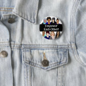 elkaar machtigen | Vrouwendaagse spelden Ronde Button 5,7 Cm (In situ)