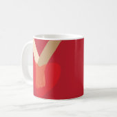 Elkaar vasthouden koffiemok (Voorkant links)
