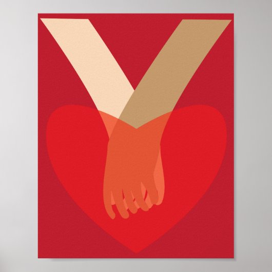 Elkaar vasthouden poster (Voorkant)