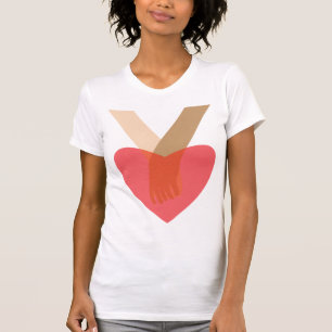 Elkaar vasthouden t-shirt