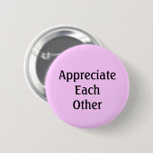Elkaar waarderen ronde button 5,7 cm (Voorkant /achterkant)