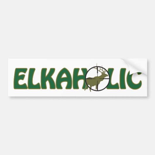 Elkaholic Bumpersticker (Voorkant)