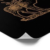 Elkaholic Herten Jagen Moose Hunter Gifts Camping Poster (Hoek)