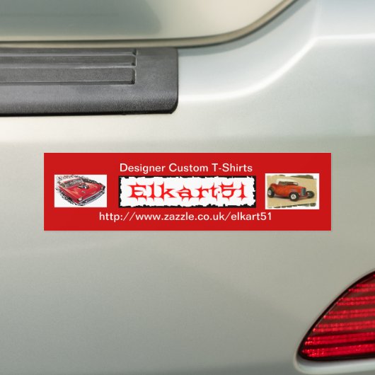 elkart51 bumpersticker (Op auto)