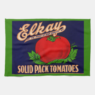 Elkay Solid Pack Tomaten uit de jaren '30 kunnen a Theedoek