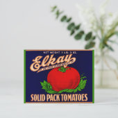 Elkay Solid Pack Tomaten uit de jaren '30 kunnen e Briefkaart (Staand voorkant)