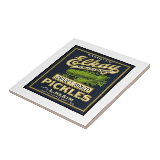 Elkay Sweet MIxed Pickles Tegeltje (Zijkant)