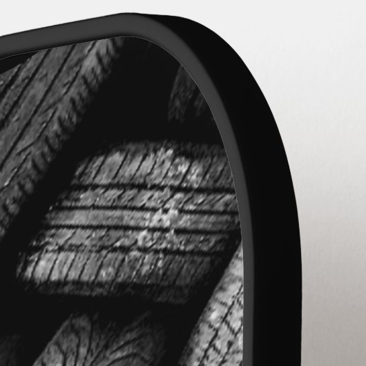 Elke 3 Initiaal Letter Monogram oude banden Pickleball Paddle (Links Detail)