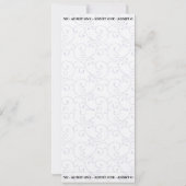 elke 60e leeftijd, Uitnodigingskaartje Birthday Wo Kaart (Achterkant)