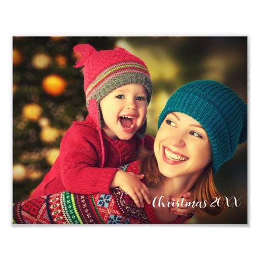 Elke 8x10 gepersonaliseerde gedateerde fotoprint foto afdruk (Voorkant)