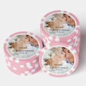 Elke aangepaste kleur bruiloft gunsten pokerchips (Opstapeling)