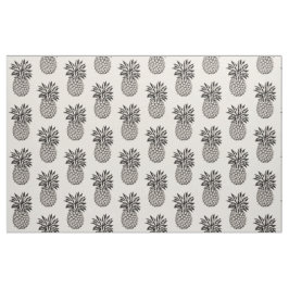 Elke aangepaste kleur Cute Iconic Pineapple Fabric Stof