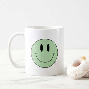 Elke Aangepaste Kleur of Patroon SMILIE FACE Koffi Koffiemok