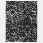 Elke Abstracte kleur Zwemig krabbelen Fleece Deken (Voorkant)