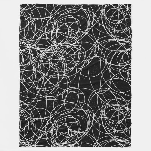 Elke Abstracte kleur Zwemig krabbelen Fleece Deken (Voorkant)