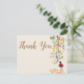 Elke achtergrondkleur van een kleine Birdie vertel Briefkaart (Staand voorkant)