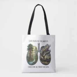 Elke Adem Telt Milieu-bewustzijn Kunst Tote Bag