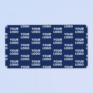 Elke Afbeelding of Business Logo bewerkbaar donker Etiket