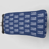 Elke Afbeelding of Business Logo bewerkbaar donker Golfheadcover (Voorkant)