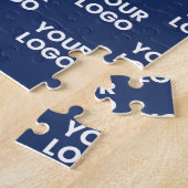 Elke Afbeelding of Business Logo bewerkbaar donker Legpuzzel (Zijkant)