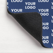 Elke Afbeelding of Business Logo bewerkbaar donker Muismat (Hoek)