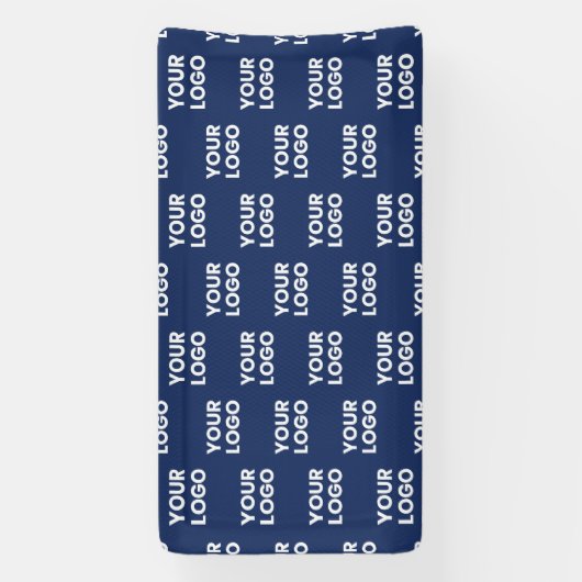 Elke Afbeelding of Business Logo bewerkbaar donker Spandoek (Verticaal)