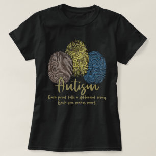 Elke afdruk vertelt een ander verhaal over de trot t-shirt