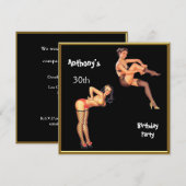 Elke Age Mannen Birthday Party Kaart (Voorkant / Achterkant)