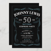 Elke Age Whiskey die als verrassing 50e verjaardag Kaart (Voorkant / Achterkant)