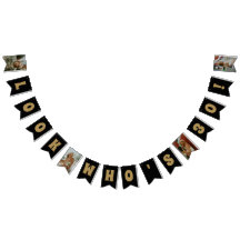 ELKE AGENS Black Gold Custom Photo Birthday