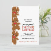 ELKE AGENTSCHAP CHRISTMAS GINGERBREAD candyland Kaart (Staand voorkant)