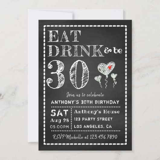 ELKE AGENTSCHAP MALLENKELSTOF, Birthday-uitnodigin Kaart (Voorkant)