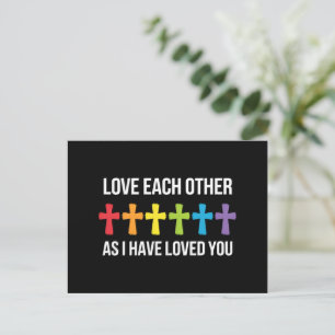 Elke Andere Liefde Gay Pride LGBTQ Regenboog Chris Briefkaart