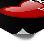 Elke andere - liefdescitaat - druk poster (Hoek)