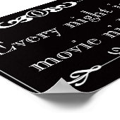 Elke avond is Poster 's nachts van films (Hoek)