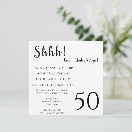 Elke avond van de geboorte van een leeftijd kaart (Staand voorkant)