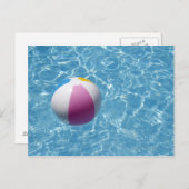 Elke bal in het zwembad briefkaart (Voorkant / Achterkant)