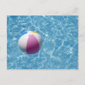 Elke bal in het zwembad briefkaart (Voorkant)