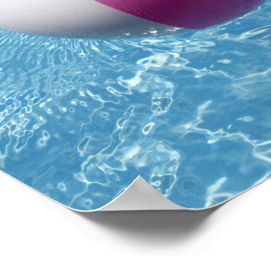 Elke bal in het zwembad poster (Hoek)