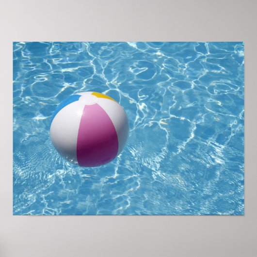 Elke bal in het zwembad poster (Voorkant)