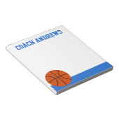 Elke Basketball-laptop op maat Notitieblok (Schuin)