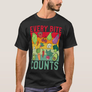 Elke Beet telt Vegan Vegan Spreuk T-shirt