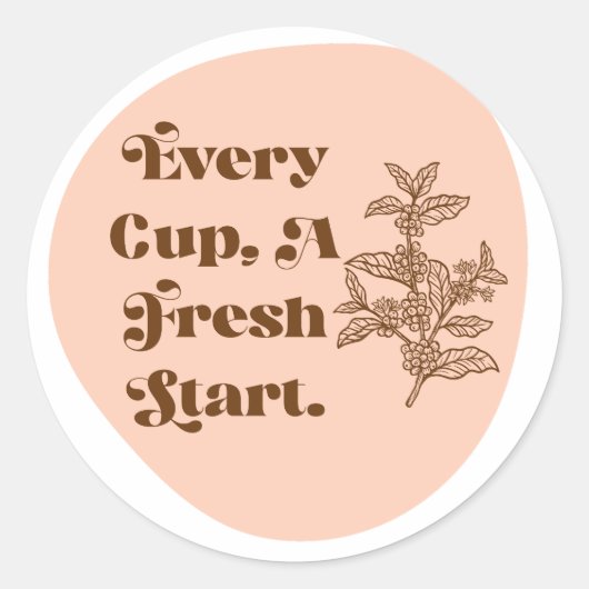 Elke Beker Een Nieuwe Start Boho Sticker (Voorkant)