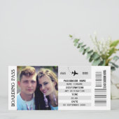 ELKE bestemming instapkaart uitje koppels Kaart (Staand voorkant)