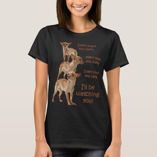 Elke biet die je neemt, hongerige hond T-Shirt, Ch T-shirt (Voorkant)