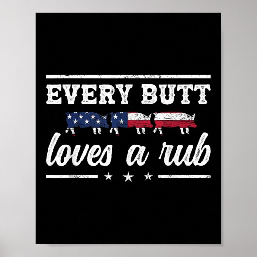 Elke biet houdt van een rubberen pitmaster-roker G Poster (Voorkant)