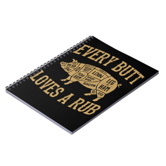 Elke Bil Houdt van een Goede Wrijf Grappig Varken  Notitieboek (Linkerzijde)