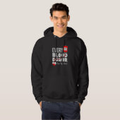 Elke bloeddonor is een redder van het leven... hoodie (Voorkant volledig)