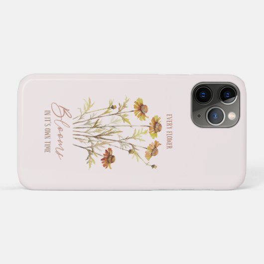 Elke bloem bloeit in haar eigen tijd Case-Mate iPhone case (Achterkant (horizontaal))