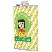 Elke bloem bloeit in haar eigen tijd heupfles (Links)